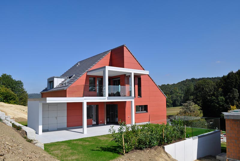 Ziegeleistrasse, Lufingen / Lady in Red / 11 Einfamilienhäuser